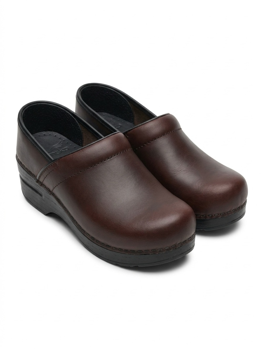 Dansko Professional Clogs Oiled Leather Antique Brown Size 36